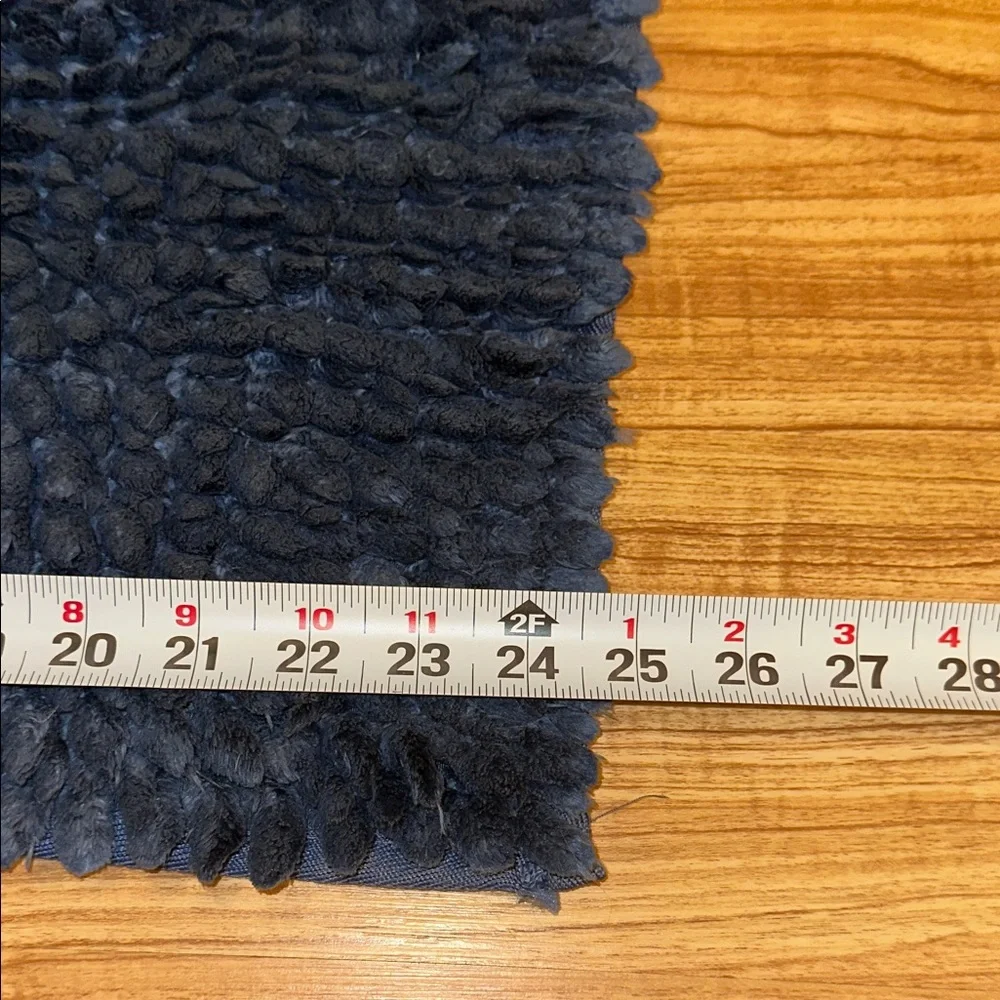 Plush Navy Shag Rug